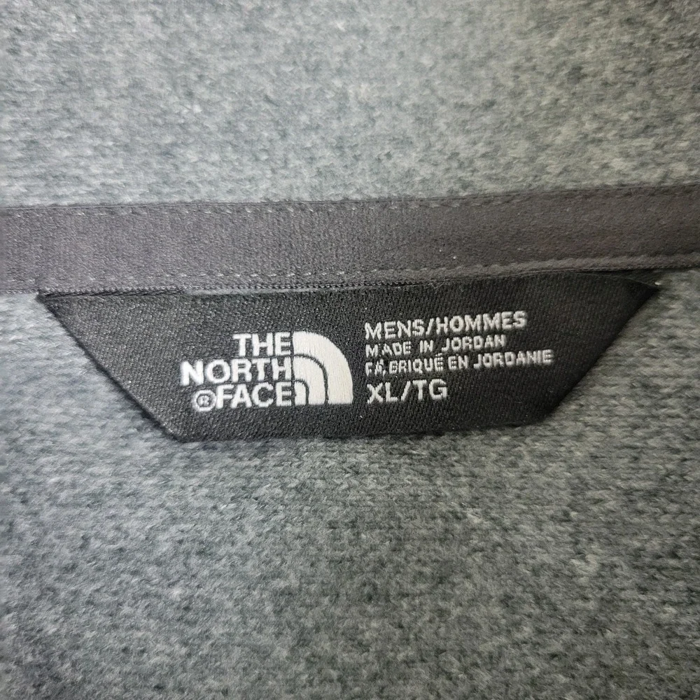 The North Face Mens XL Solid Gray Performance Stretch Quarter Zip